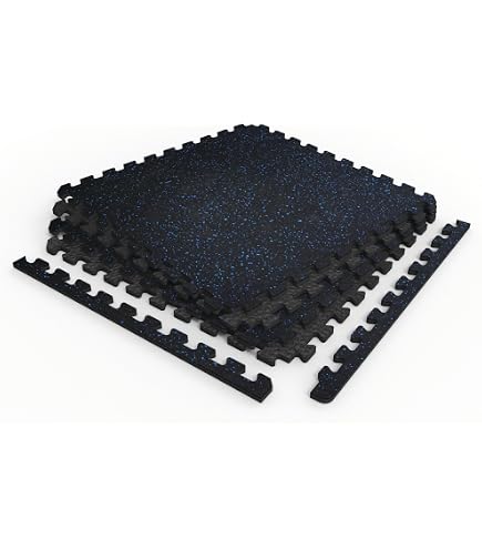 Norsk Foam Floor Gym Mats with Interlocking Tiles, .47